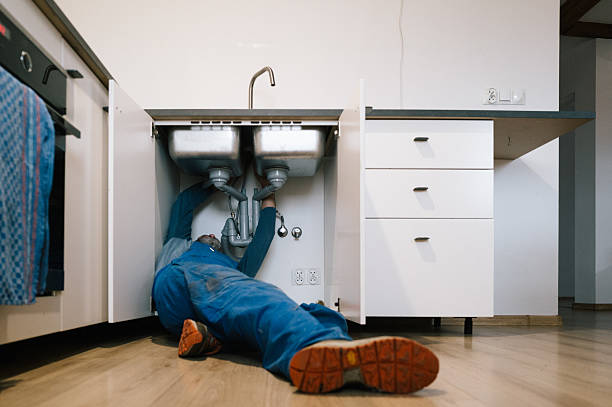 Professional Drain Cleaning technician working in Willsboro, NY